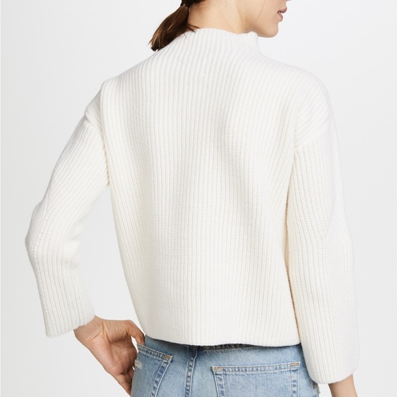 AYR Merino Wool Mock turtleneck sweater - Picture 3 of 10